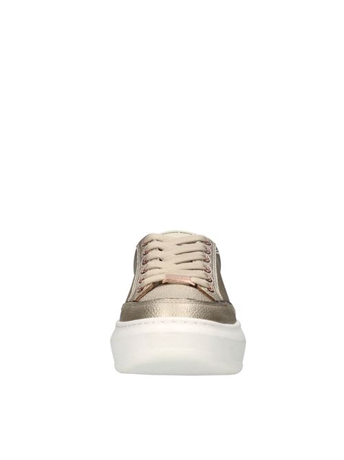 Sneakers in pelle ed ecopelle ALEXANDER SMITH | LANCASTER WOMAN LSW 1800ORO-BIANCO